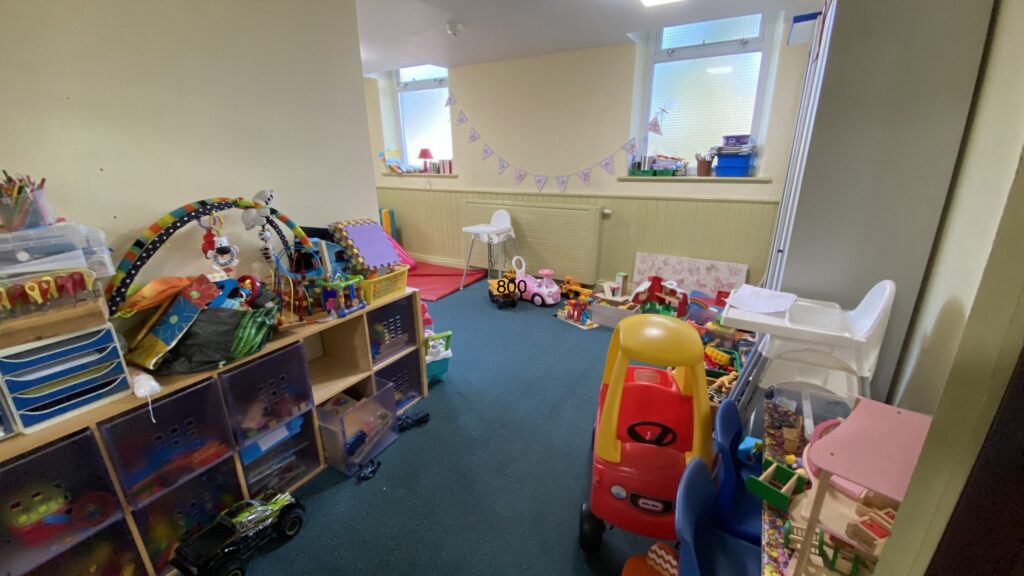 Creche and toddler area in Mold venue