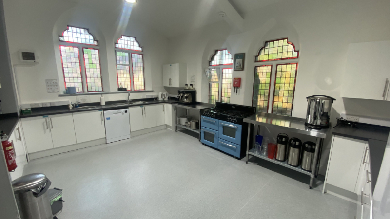 Community kitchen with modern facilities